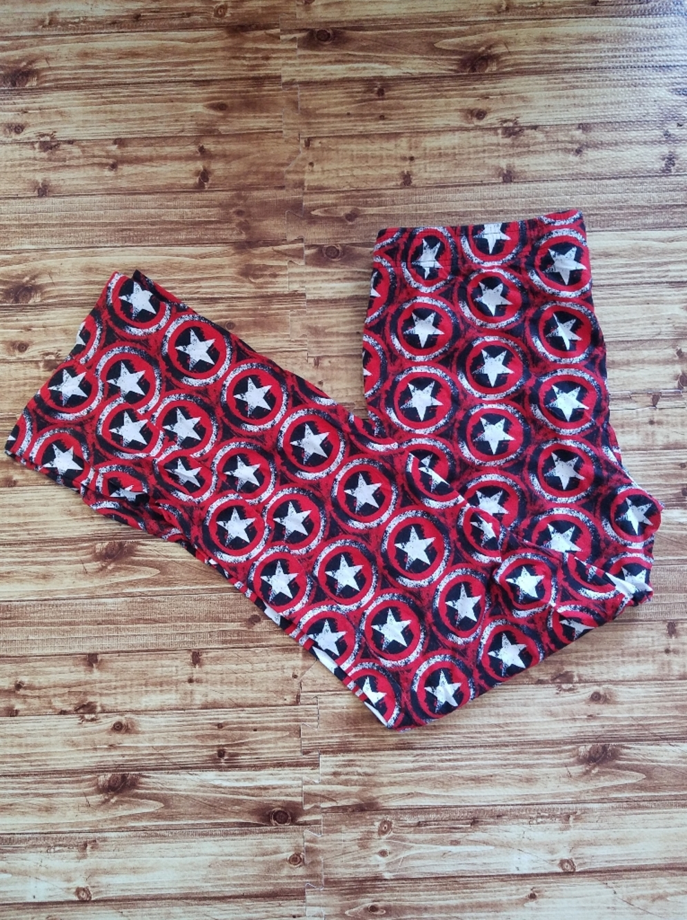 Marvel Comics Captain America Red Black Shield Star Pajama Pants Men's 2XL Sleep